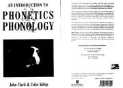 An introduction to phonetics and phonology