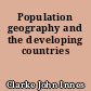 Population geography and the developing countries