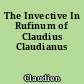 The Invective In Rufinum of Claudius Claudianus