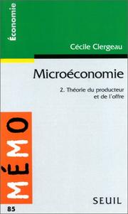 Microéconomie : 2 : Théorie du producteur et de l'offre