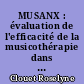MUSANX : évaluation de l'efficacité de la musicothérapie dans la diminution de l'anxiété per-opératoire et de la douleur post-chirurgicale en soins dentaires