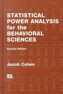 Statistical power analysis for the behavioral sciences