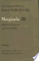 The collected works of Samuel Taylor Coleridge : 12 : Marginalia