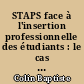 STAPS face à l'insertion professionnelle des étudiants : le cas particulier du Master SSSATI (SSASOS) de l'UFR STAPS de l'université de Nantes, annexes