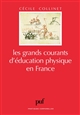 Les grands courants d'éducation physique en France