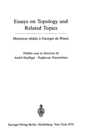 Essays on topology and related topics : Mémoires dédiés à Georges de Rham