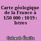 Carte géologique de la France à 1/50 000 : 1019 : Istres