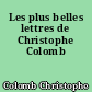 Les plus belles lettres de Christophe Colomb