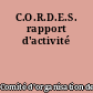 C.O.R.D.E.S. rapport d'activité