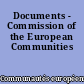 Documents - Commission of the European Communities