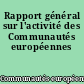 Rapport général sur l'activité des Communautés européennes