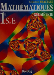 Mathématiques : 1re S et E : géométrie : programme 1991