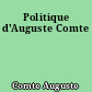 Politique d'Auguste Comte