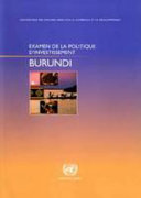 Examen de la politique d'investissement : Burundi