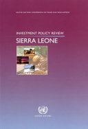 Investment policy review : Sierra Leone