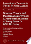 Spectral theory and mathematical physics : a festschrift in honor of Barry Simon's 60th birthday : [Part 2] : Ergodic Schrödinger operators, singular spectrum, orthogonal polynomials, and inverse spectral theory