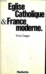 Église catholique et France moderne
