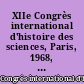 XIIe Congrès international d'histoire des sciences, Paris, 1968, actes : Tome V : Histoire de la physique y compris l'astronomie, XIXe et XXe siècles