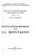 Études géographiques sur la montagne : actes du 99ème Congrès national des sociétés savantes, Besançon, 1974, Section de géographie