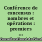 Conférence de concensus : nombres et opérations : premiers apprentissages à l'école primaire : dossier de synthèse