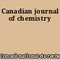Canadian journal of chemistry