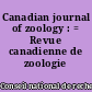 Canadian journal of zoology : = Revue canadienne de zoologie