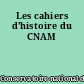 Les cahiers d'histoire du CNAM