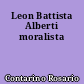 Leon Battista Alberti moralista