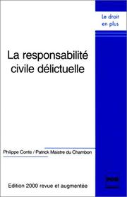 La responsabilité civile délictuelle