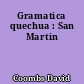 Gramatica quechua : San Martin