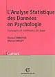 L'analyse statistique des données en psychologie : concepts et méthodes de base