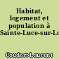 Habitat, logement et population à Sainte-Luce-sur-Loire