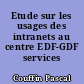 Etude sur les usages des intranets au centre EDF-GDF services Nantes-Atlantique