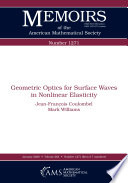 Geometric optics for surface waves in nonlinear elasticity