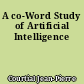 A co-Word Study of Artificial Intelligence