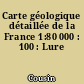 Carte géologique détaillée de la France 1:80 000 : 100 : Lure