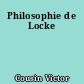 Philosophie de Locke
