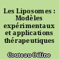 Les Liposomes : Modèles expérimentaux et applications thérapeutiques