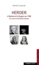 Herder à Nantes et à Angers en 1769 : aux sources du Romantisme allemand