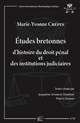 Études bretonnes d'histoire du droit pénal et des institutions judiciaires