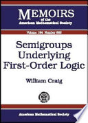 Semigroups underlying first-order logic