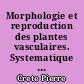 Morphologie et reproduction des plantes vasculaires. Systematique des cryptogames vasculaires et des gymnospermes