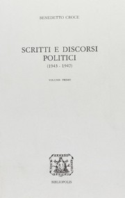 Scritti e discorsi politici : (1943-1947)