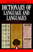 An encyclopedic dictionary of language and languages