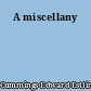 A miscellany