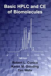 Basic HPLC and CE of biomolecules