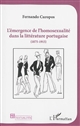 L'émergence de l'homosexualité dans la littérature portugaise : (1875-1915)
