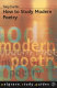 How to study modern poetry