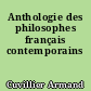 Anthologie des philosophes français contemporains