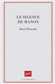 Le silence de Manon